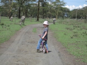 Super hero bike rider