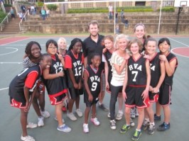 Junior high basketball with Uncle Peter