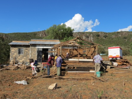 Moving day at new house