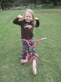 Super hero bike rider