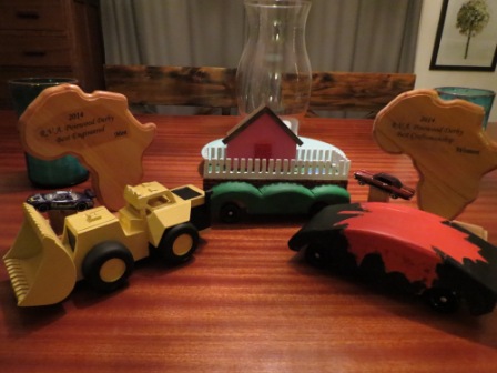 2014 Pinewood Derby cars
